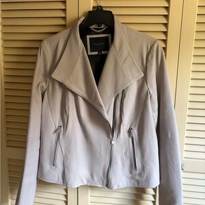 Marc New York Women's Beige Leather Jacket